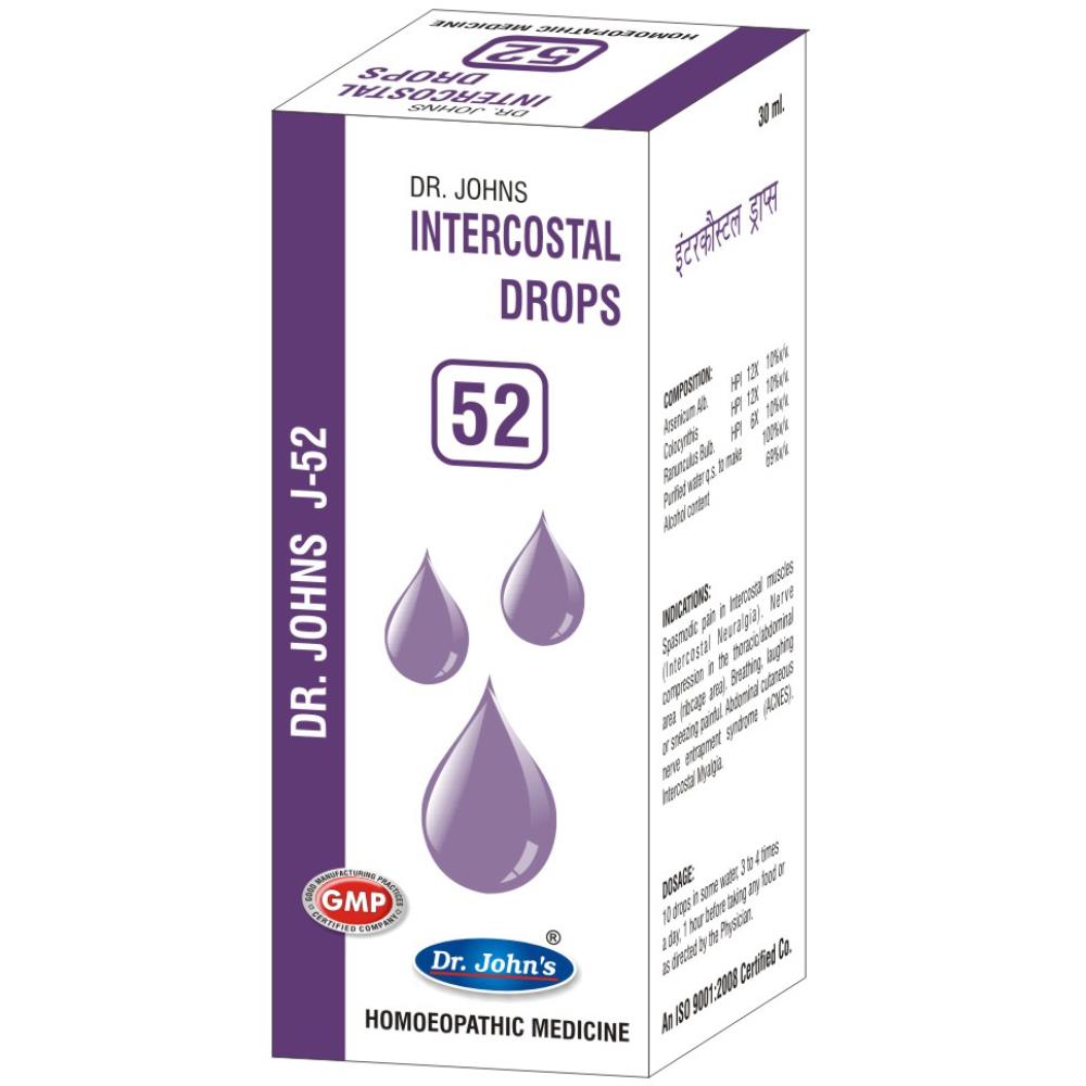 Dr John J 52 Intercostal Drops (30ml)