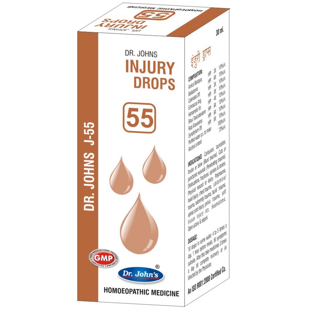 Dr John J 55 Injury Drops (30ml)