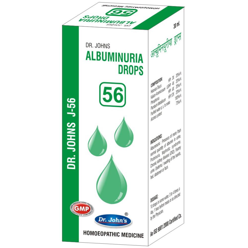 Dr John J 56 Albuminuria Drops (30ml)